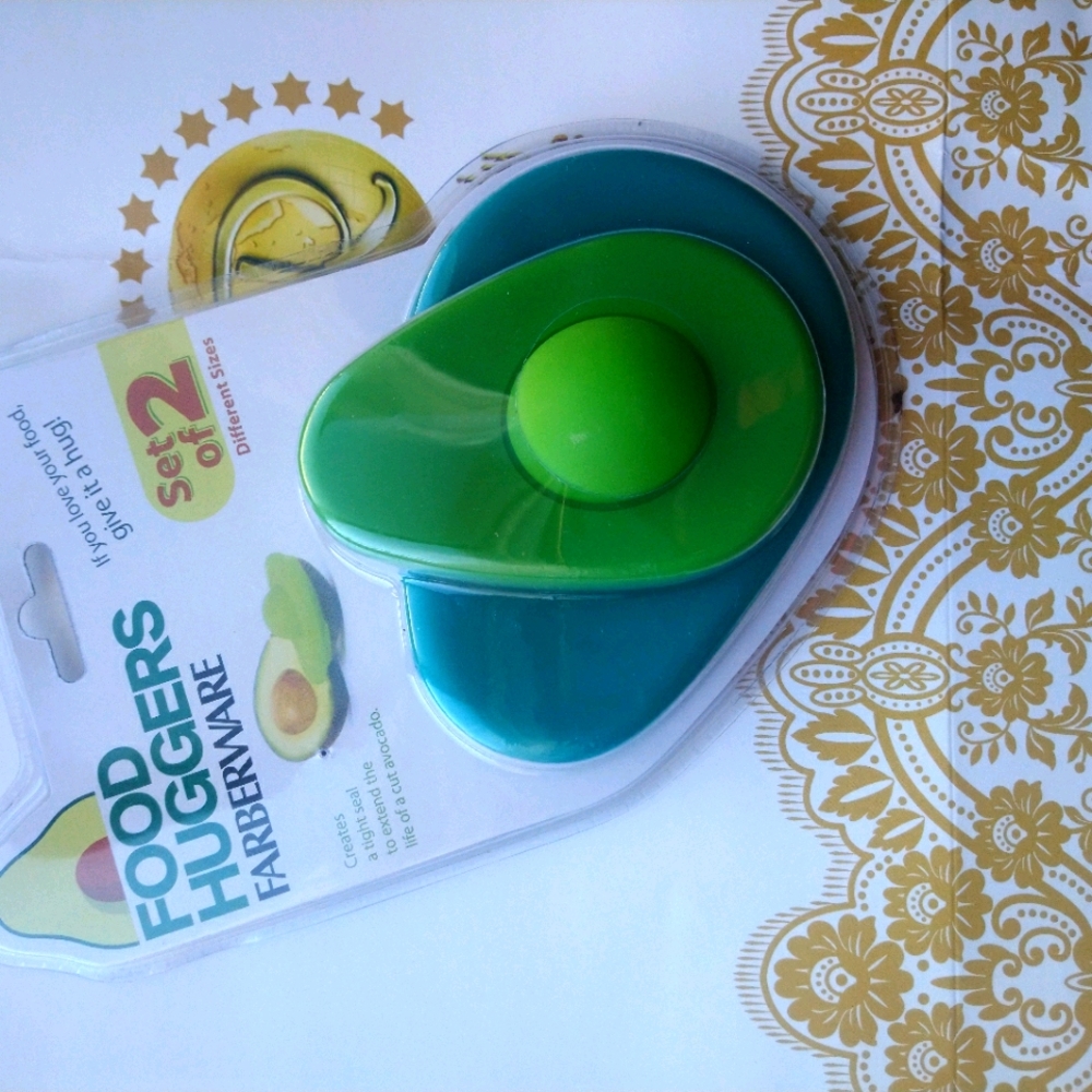 2pc Reusable Silicone Avocado food hugger